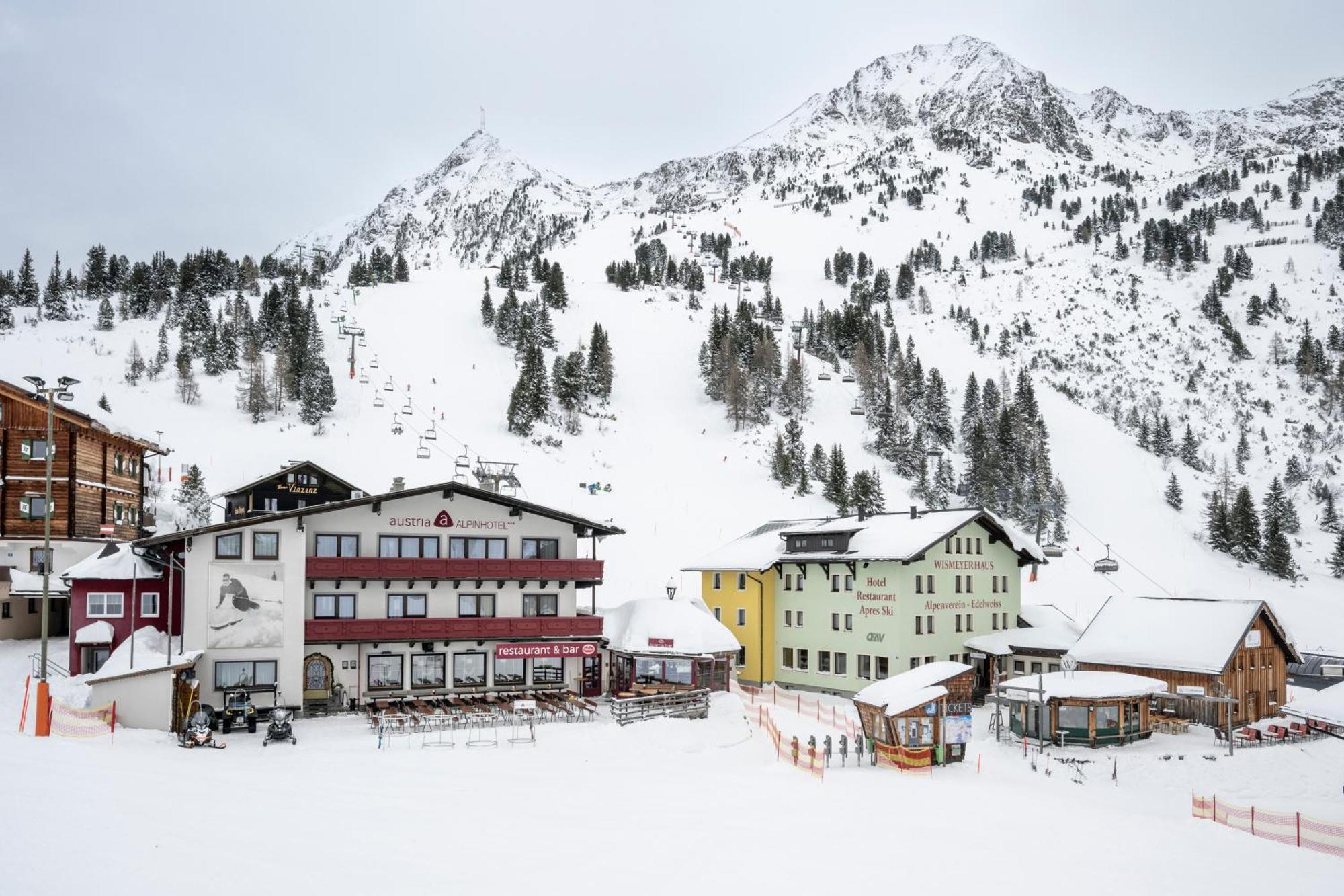 Austria Alpinhotel Ski In Ski Out An Der Edelweissbahn اوبرتاورن المظهر الخارجي الصورة