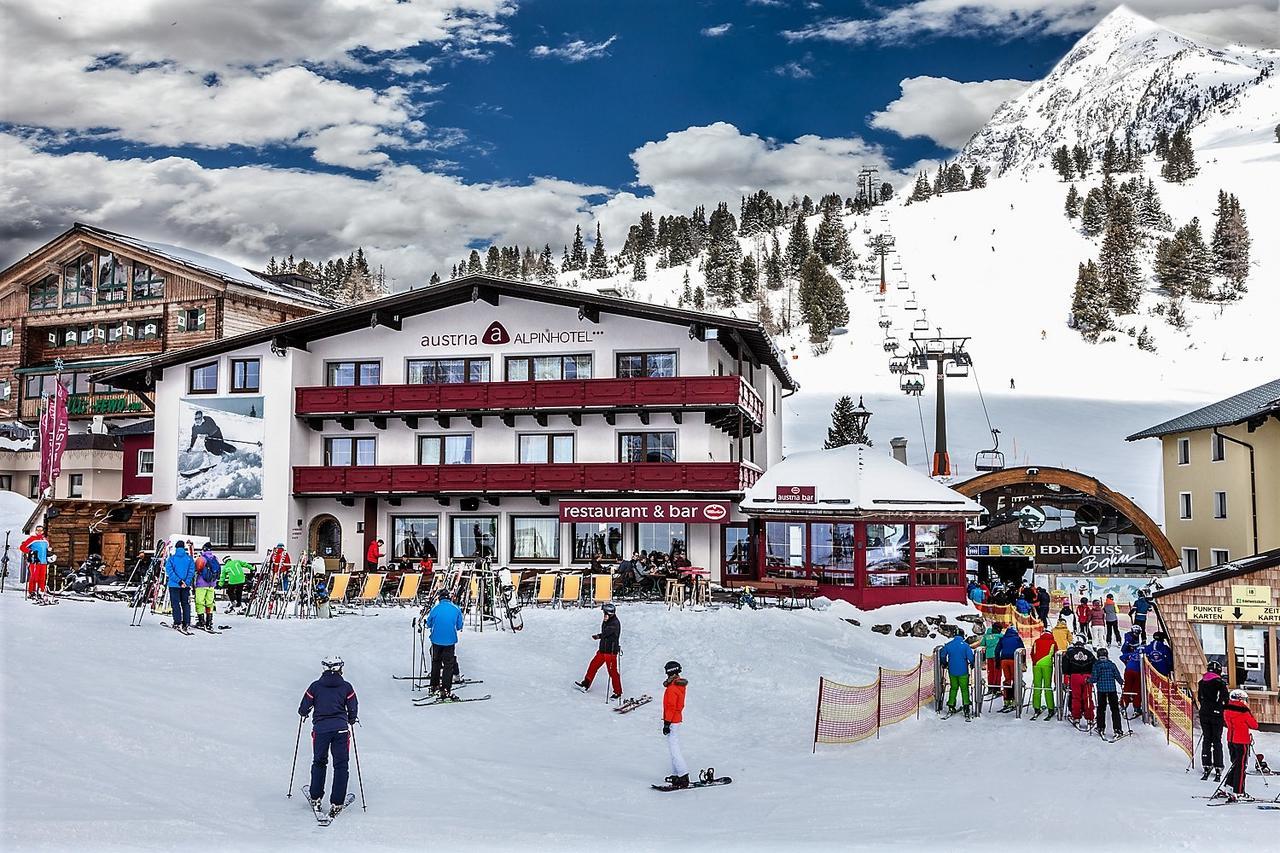 Austria Alpinhotel Ski In Ski Out An Der Edelweissbahn اوبرتاورن المظهر الخارجي الصورة